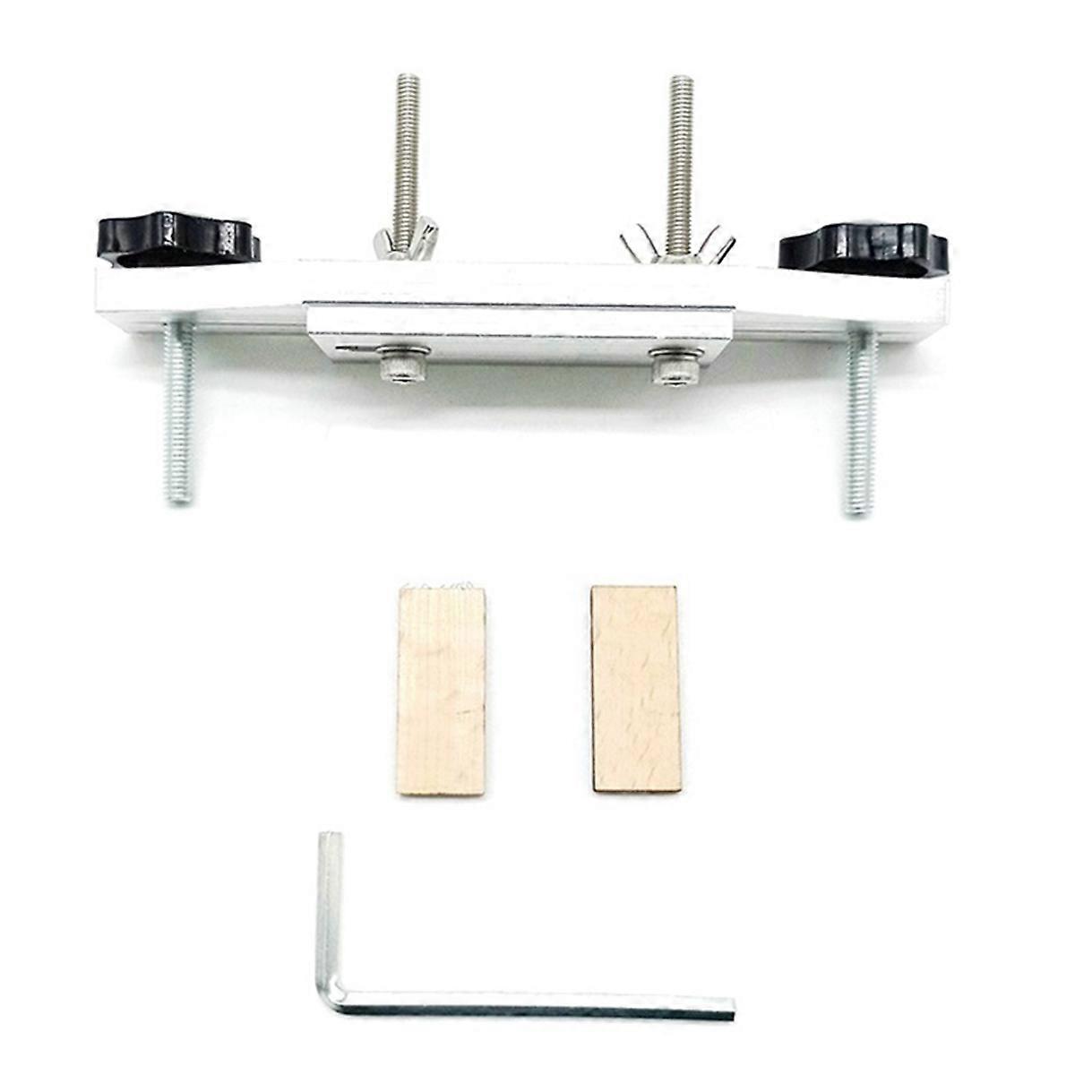 1 Set Metal Guitar Bridge Install Clamp Luthier Tools