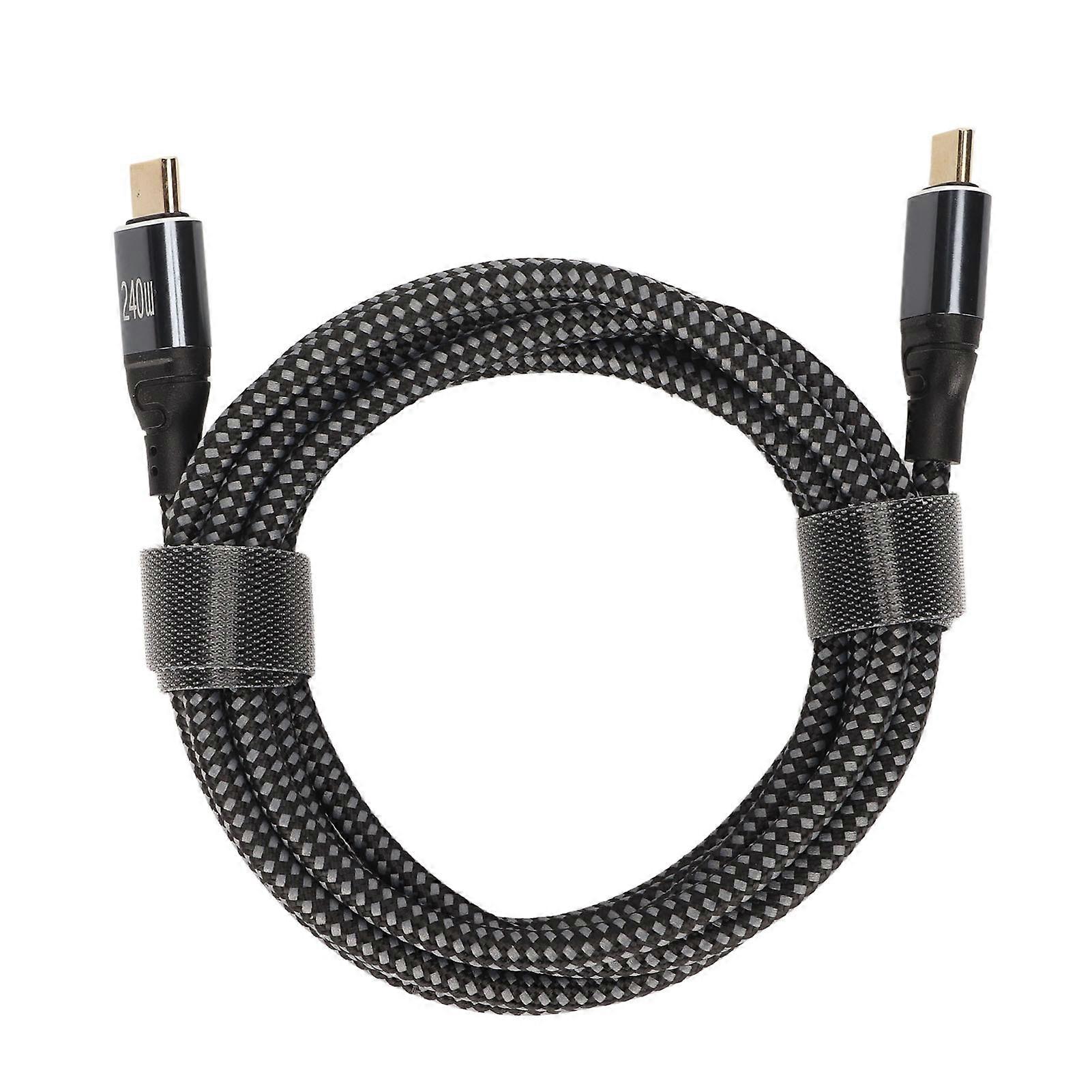 USB C to USB C Cable PD240W USB2.0 Type C Interface 480Mbps USB C to C Male Double Ended Data Cable