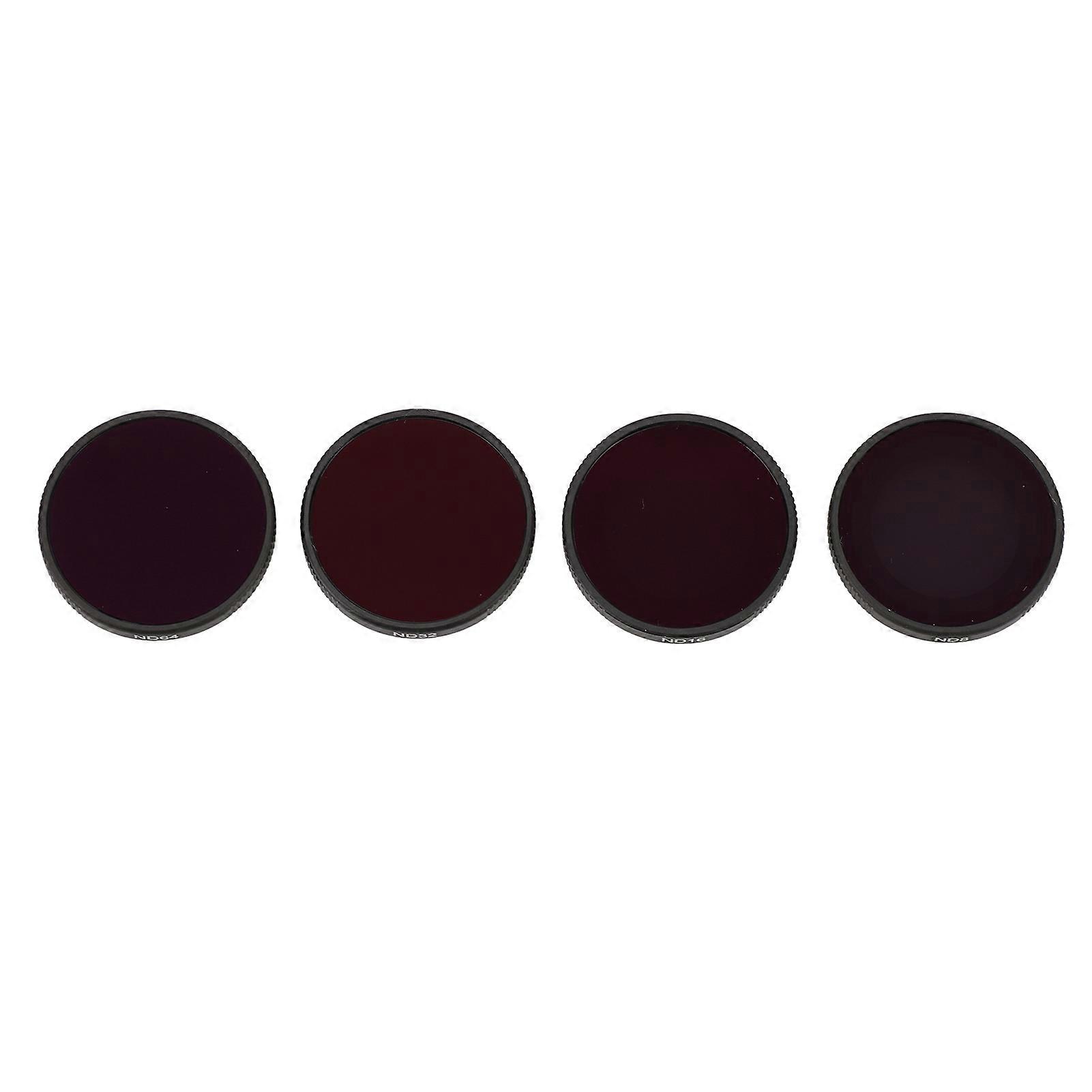 Camera Lens Filters Kit Professional Anti Scratch Coated HD Optical Glass ND8 ND16 ND32 ND64 Filter for GO 3S Action Camera 