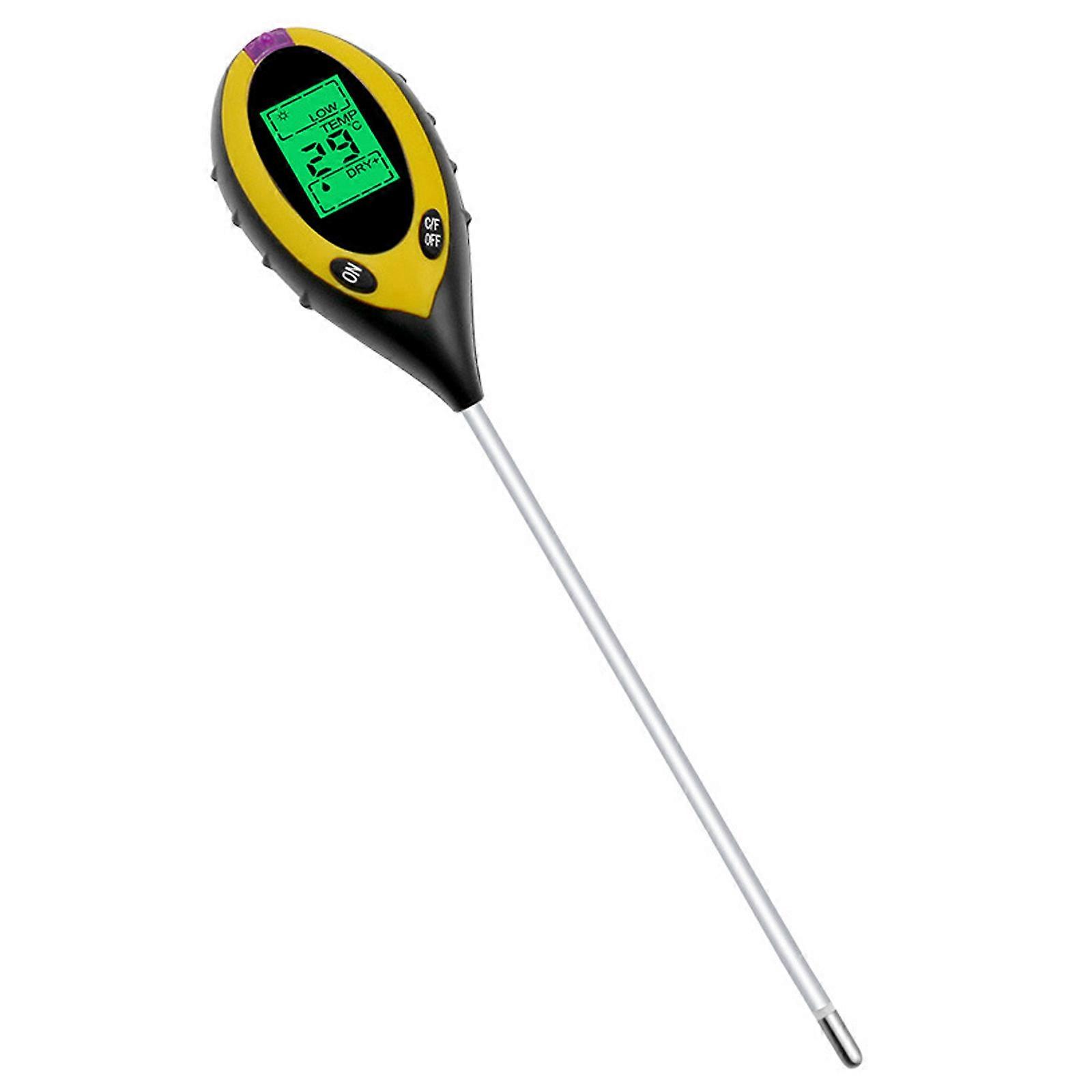 Handheld Soil Meter Versatile Soil Testing Device for Measuring Moisture  Temperature & Light for Various Soil Types