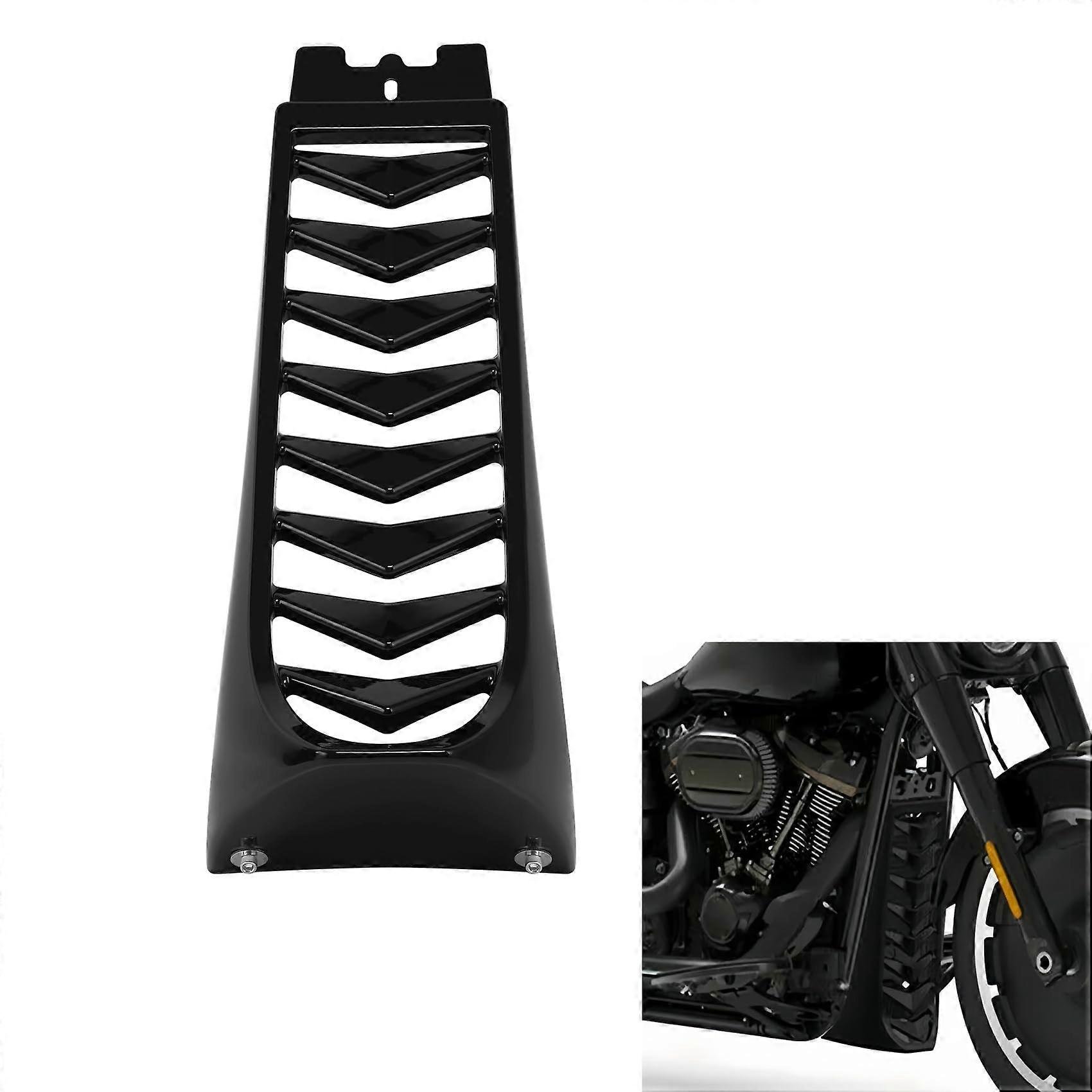 Chin Fairing Spoiler Lower Radiator For Harley Softail Street Bob Fat Bob 2018-2024
