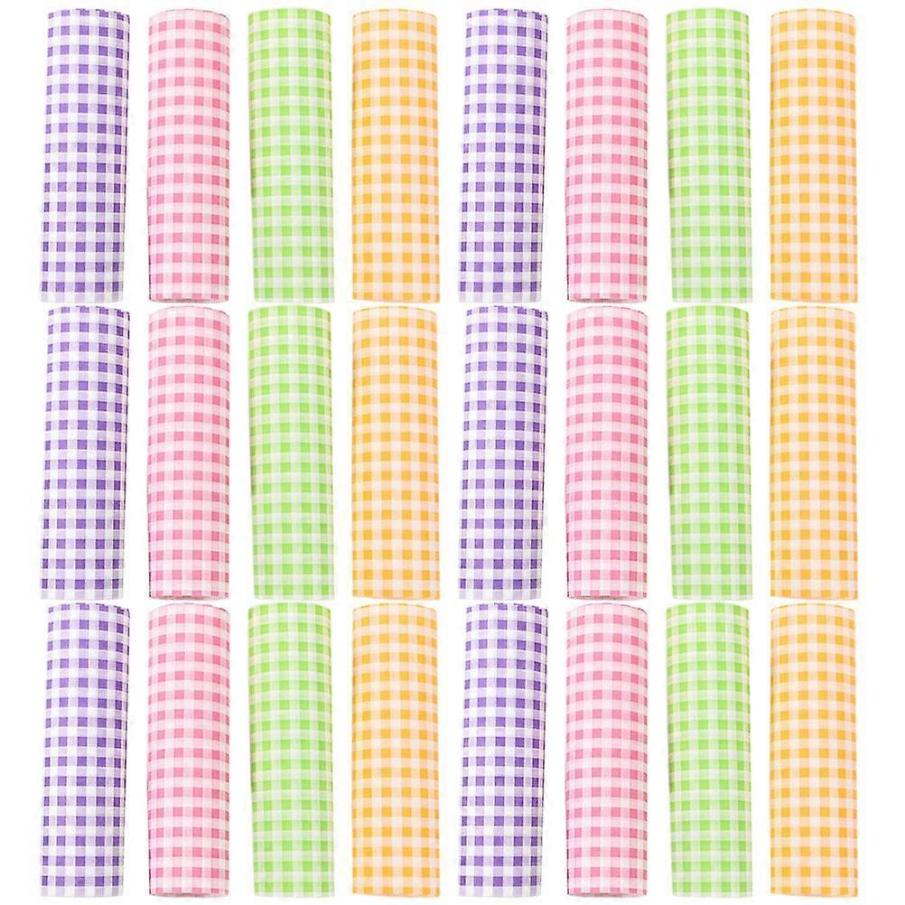 400PCS Baking Paper Sheets Sandwich Paper Liners Checkered Paper Sheets
