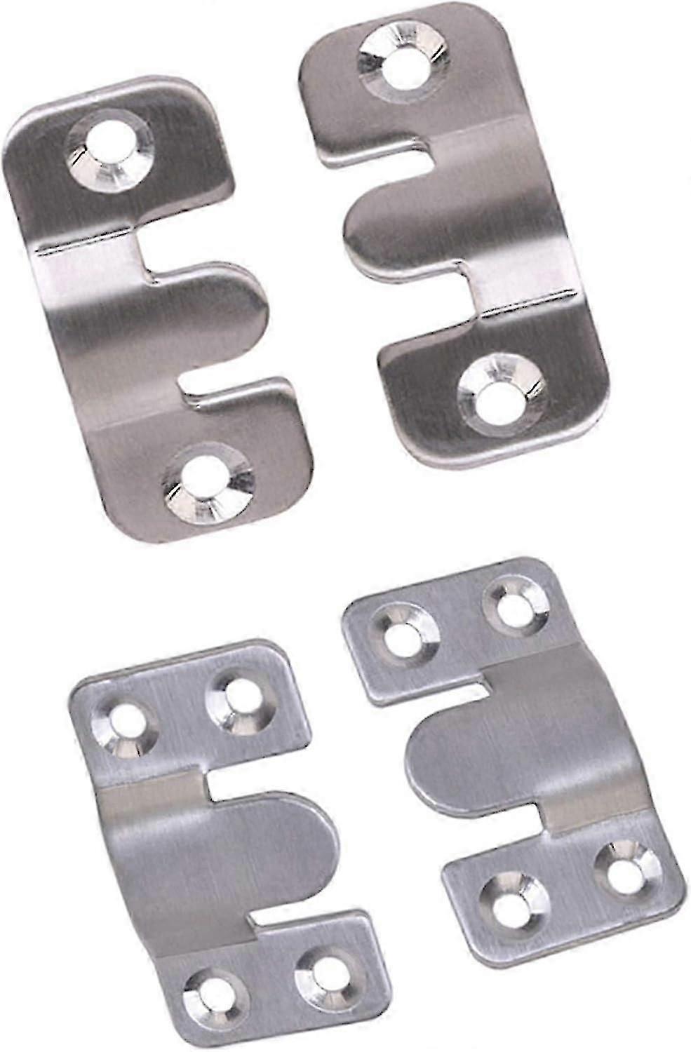 20 Pairs Picture Frame Clips Furniture Frame Hooks Embedded Connector