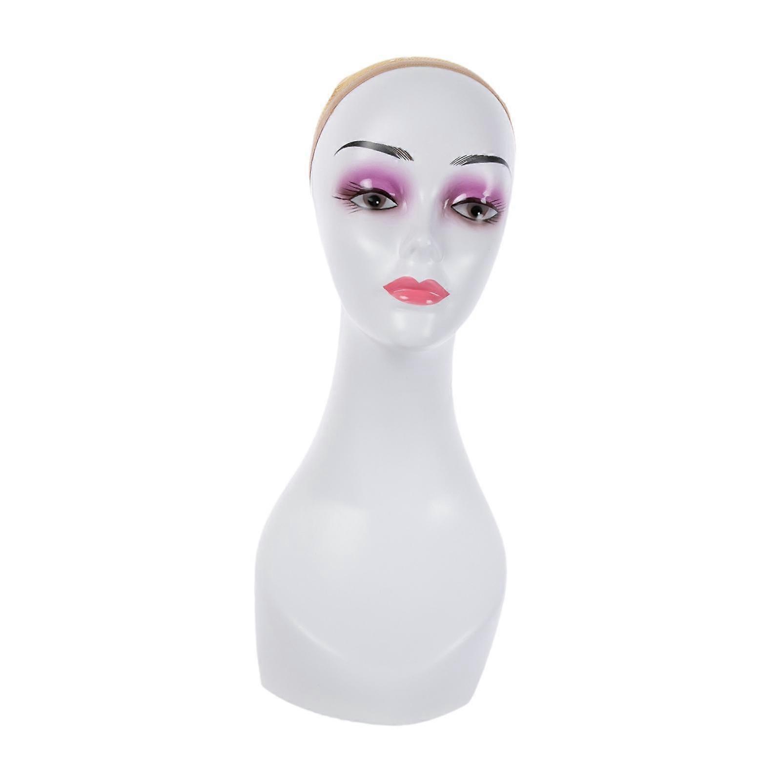 Female Mannequin Head Wig Display Stand Multipurpose Lightweight Stable Base