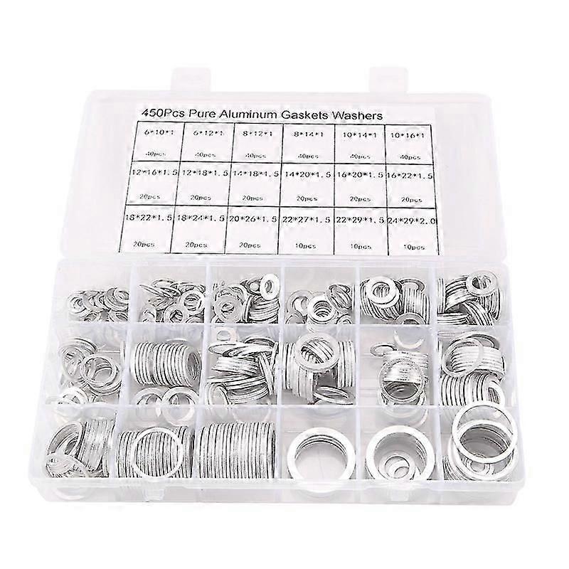 Combinação do anel de vedação de alumínio flat da junta