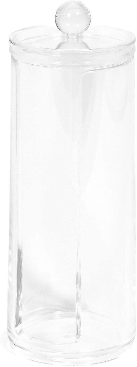 Multi floor Cotton dispenser, Transparent, 6.7 x H19.6 cm