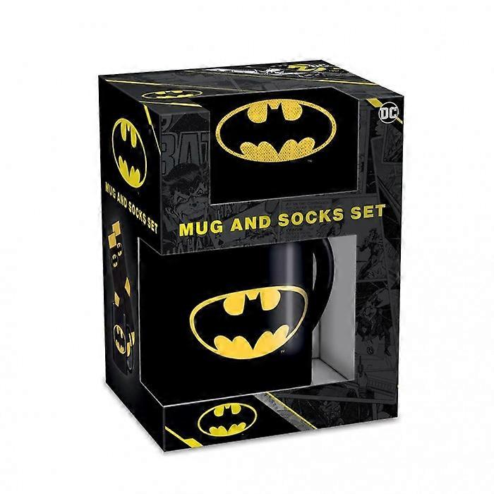 Batman Logo Mug and Sock Set