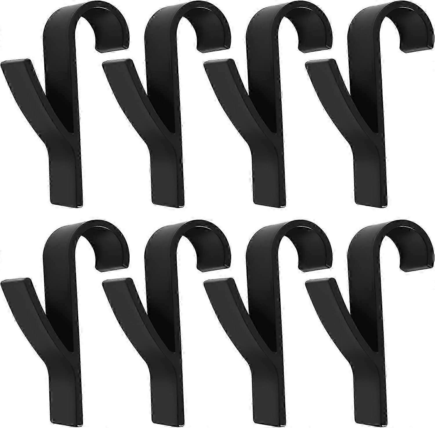 Set of 8 Round Radiator Hooks for Towel and Bathrobe Support, Suitable for Various Home D��cor Needs, White Color