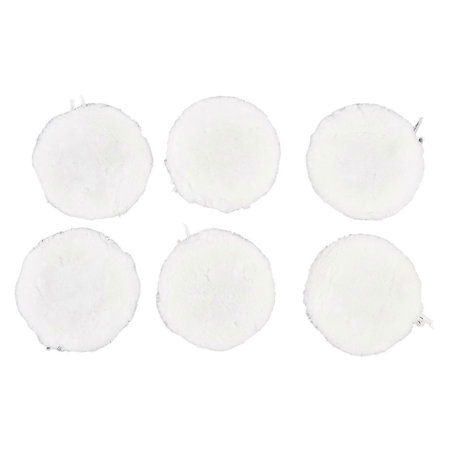 6Pcs Wool Buffing Pads for Car & Boat Polishing