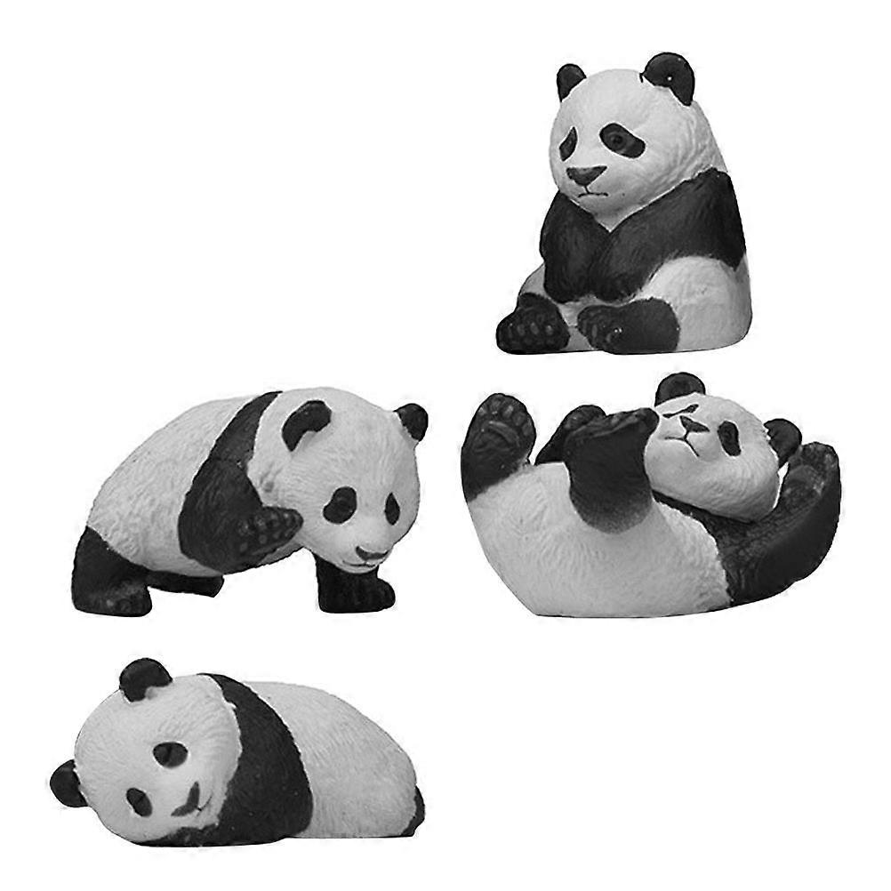Charming Panda Figurines for Tabletop Use, Functional Art Pieces