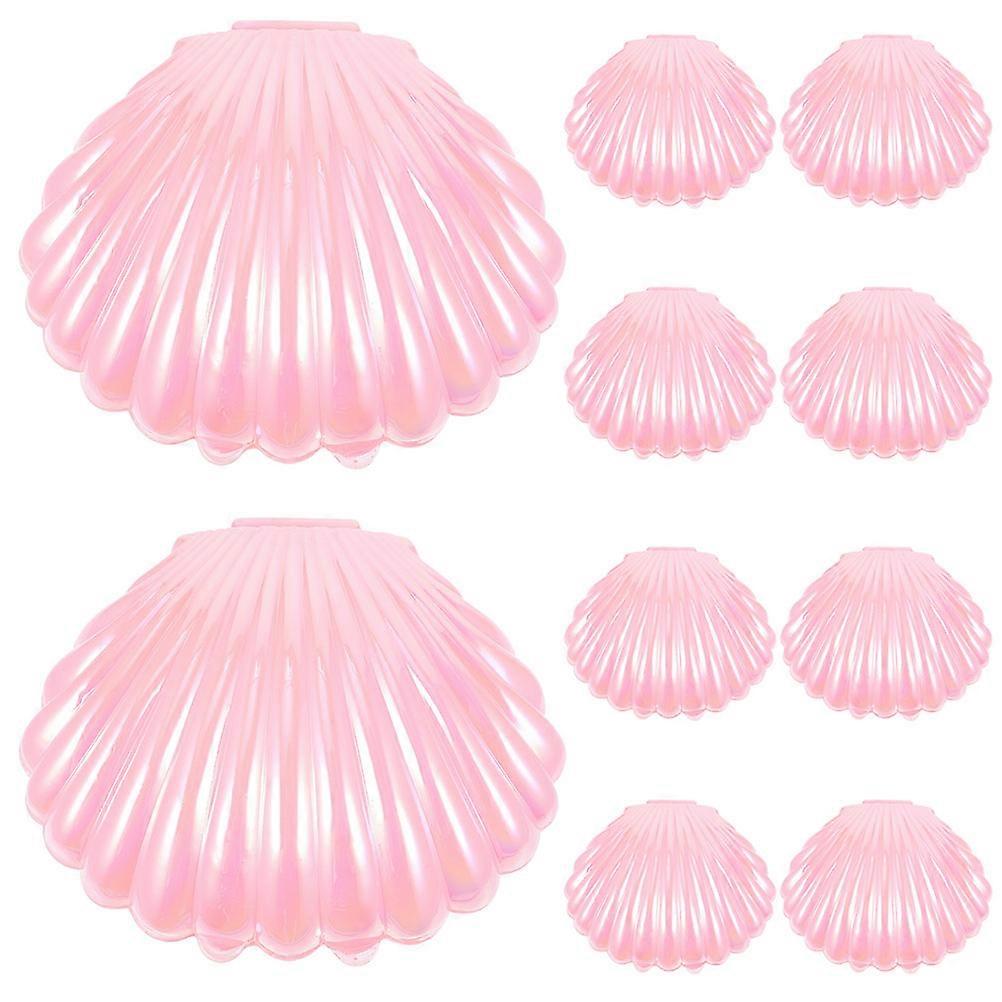 Seashell Candy Box 30Pcs Pink PP Candy Holder with Versatile Storage Options for Storage Use