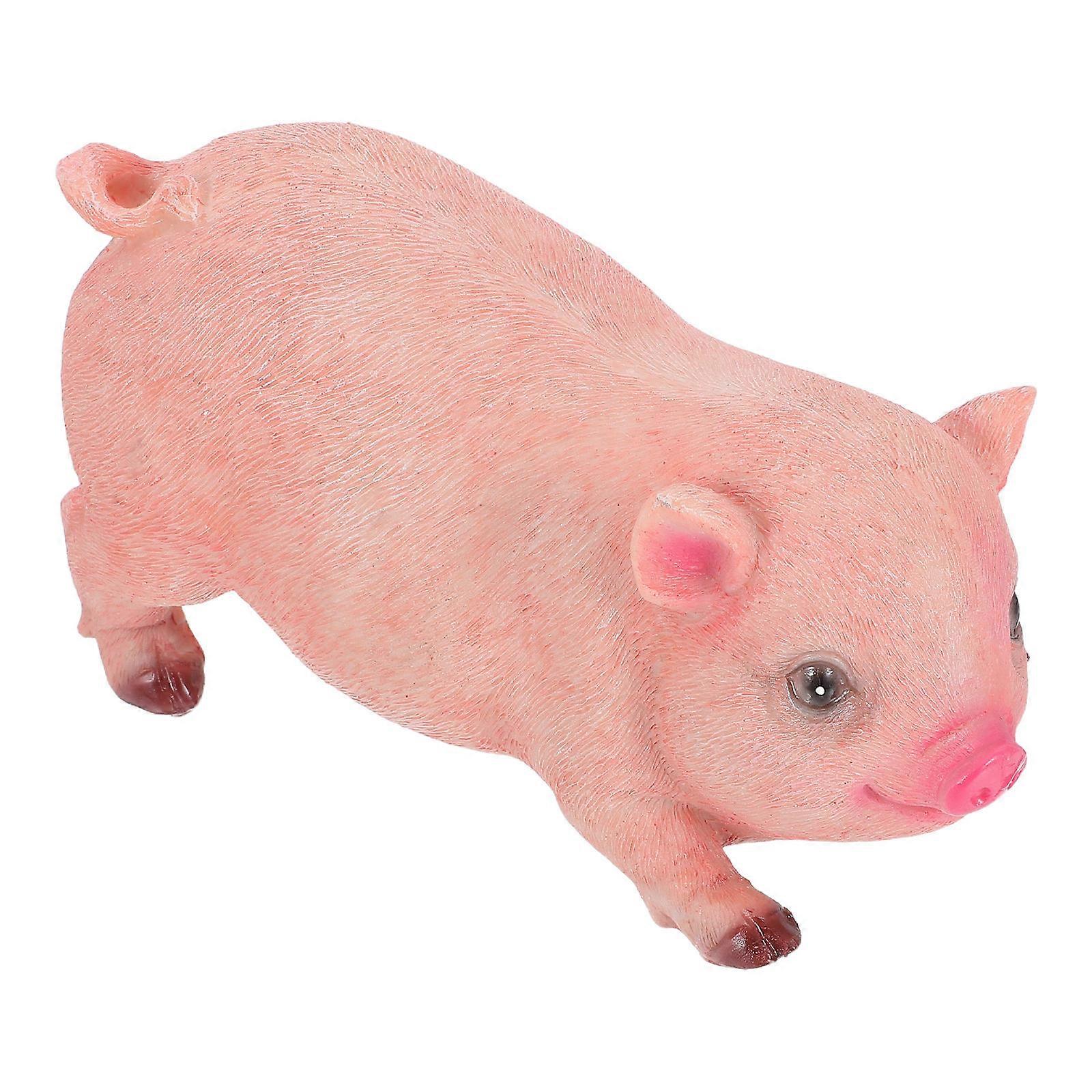 Stylish Resin Lawn Ornaments, Pig Statue for Use