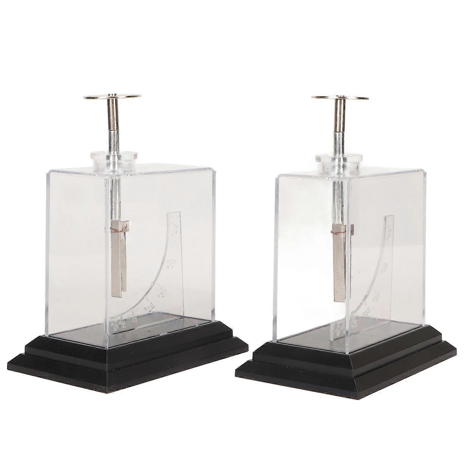 Foil Electroscope Compact Structure High Sensitity Precise Scale Physics Electrometer for Teaching Aids Experiments 