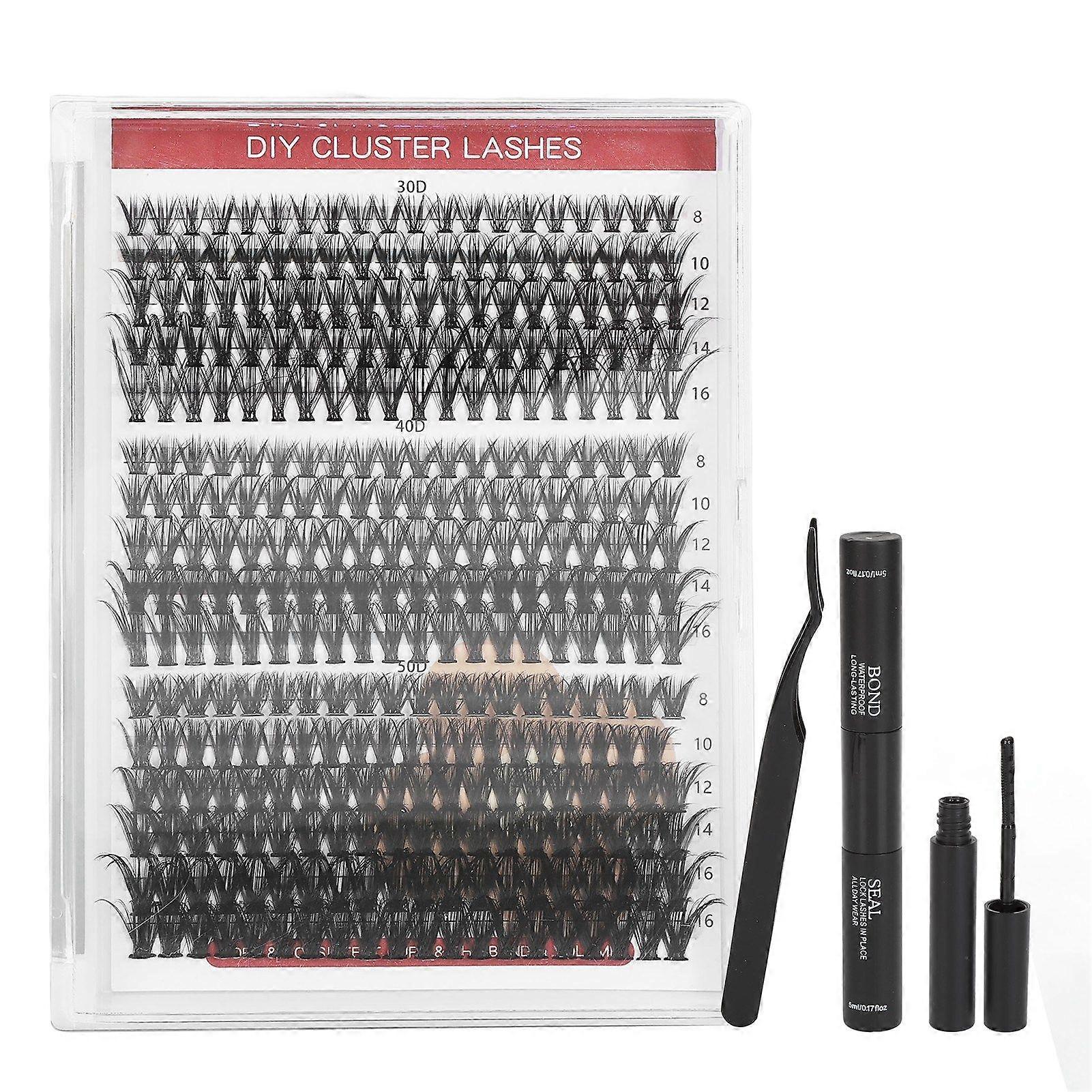 2025 Latest Model Lash Extension Kit with Bond Seal Tweezers Easy To Apply Lon...