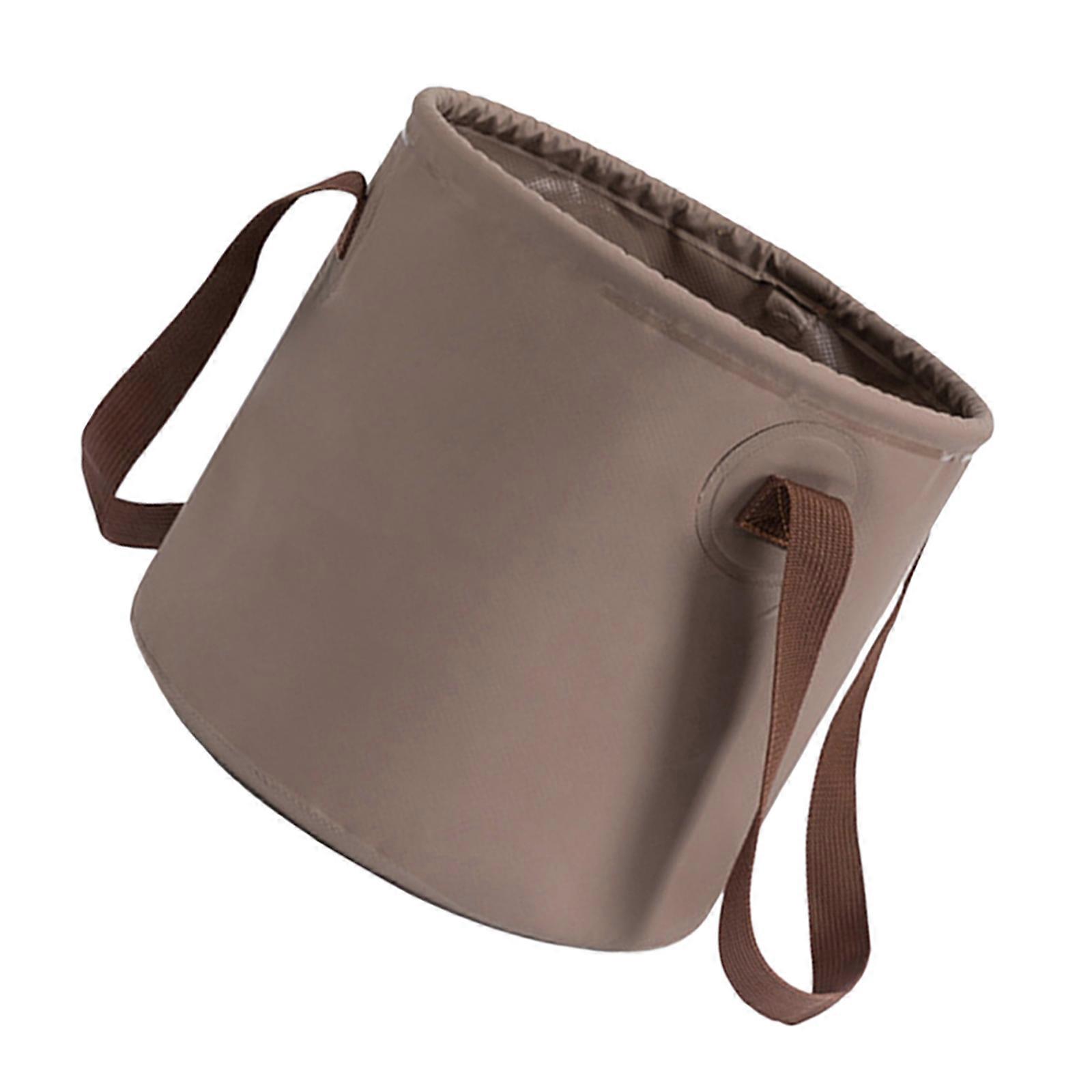 Portable Folding Bucket Folding Wash Basin Upright Stability Home Use Rectangular when unfolded 1Pcs