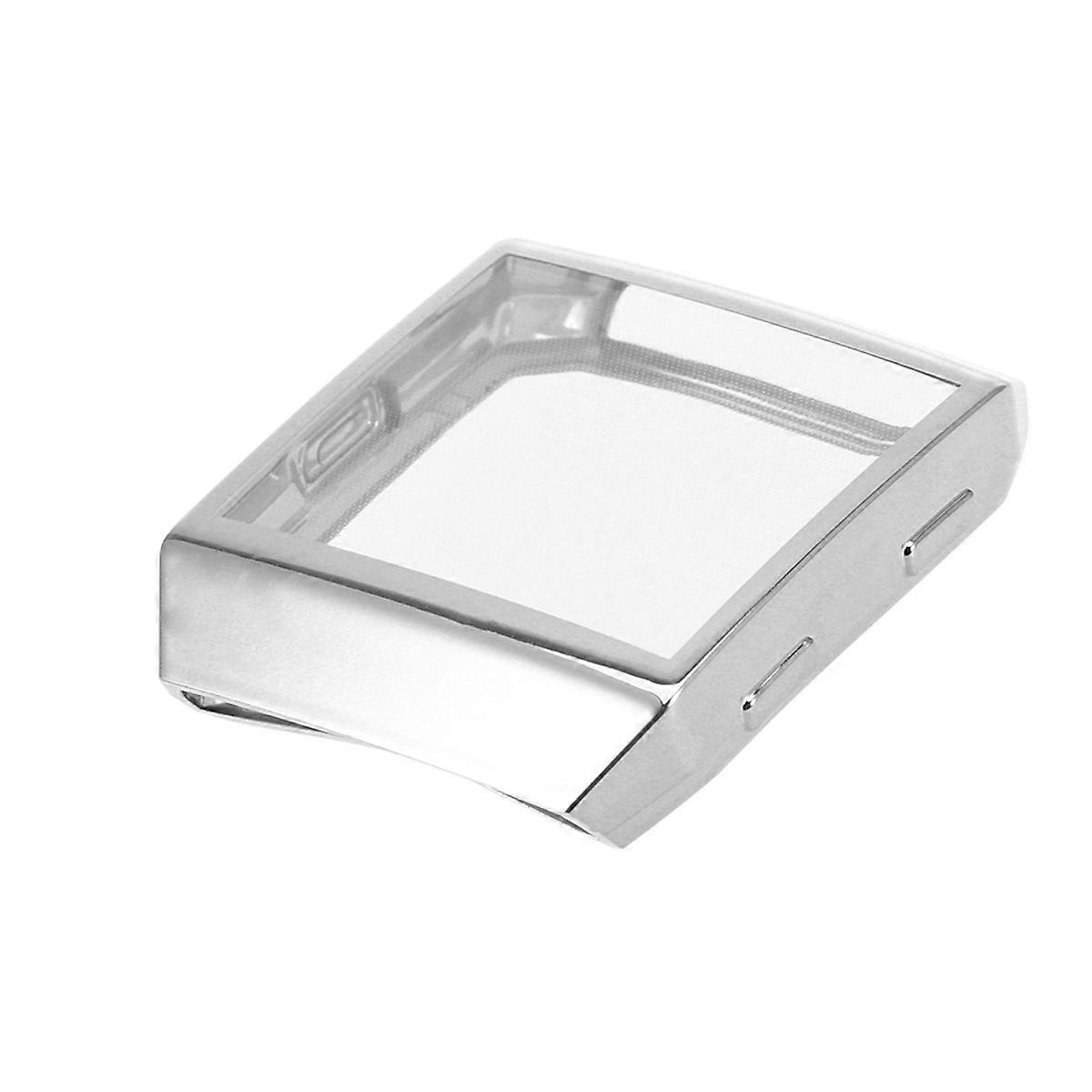 Tpu Watch Protector Anti-Scratch Dust Protection Case Compatible Silver Daily Use 1Pcs