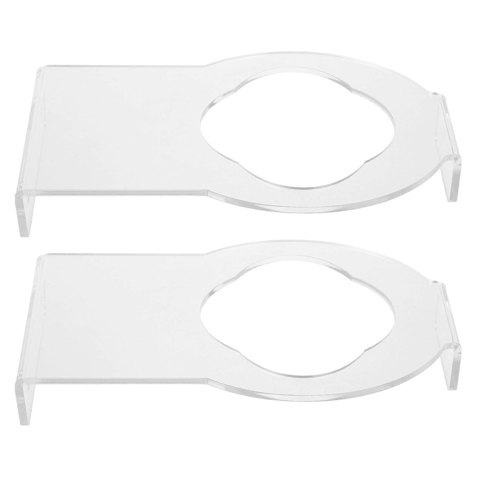 Bold Opbevaring Rack Akryl Væg Mount Organizer Til Sportsbolde Holdbar Konstruktion 2stk