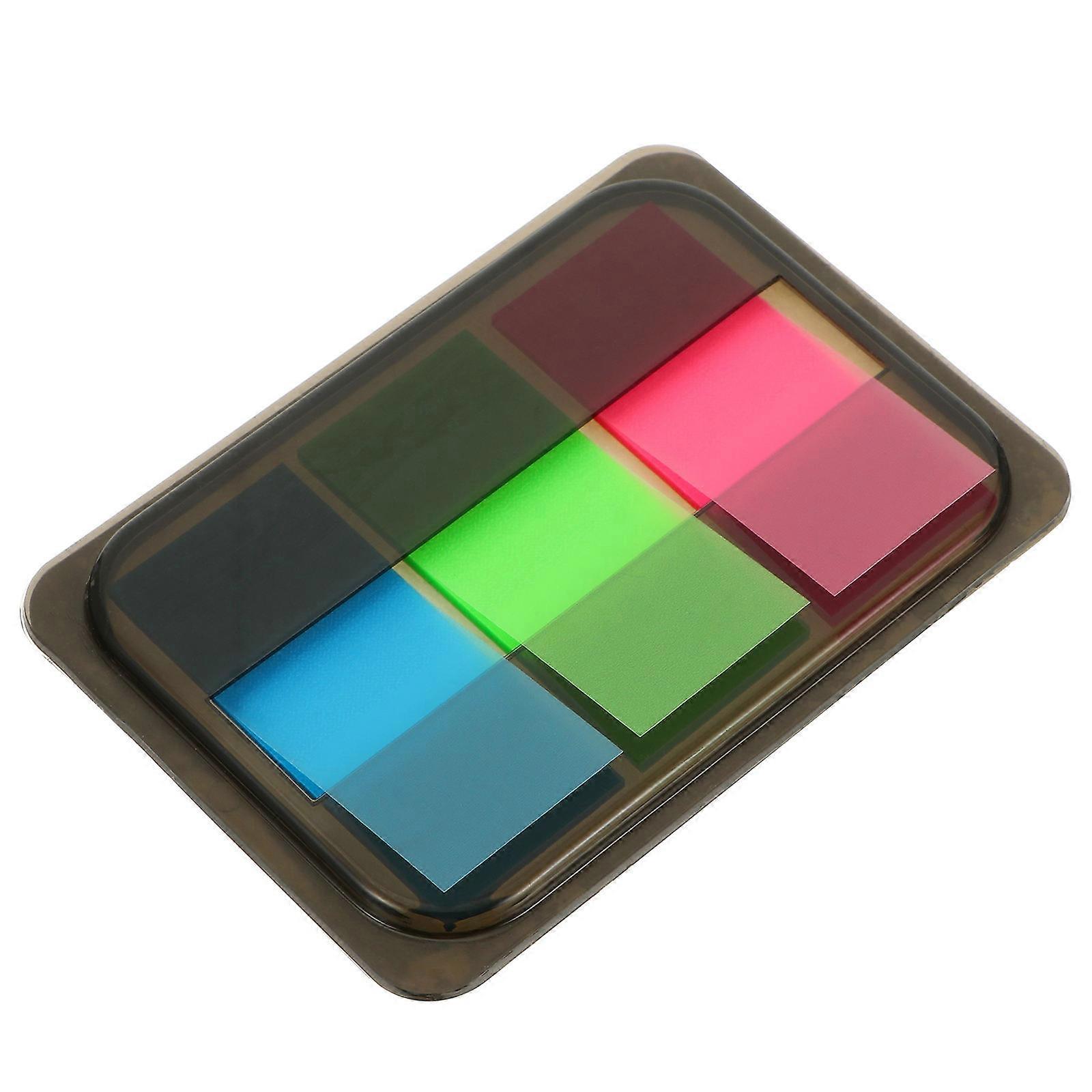 Index Tabs Writable Fluorescent Sticky Memo Notes Self-Adhesive Notes Reminding Manuals 5 Boxes