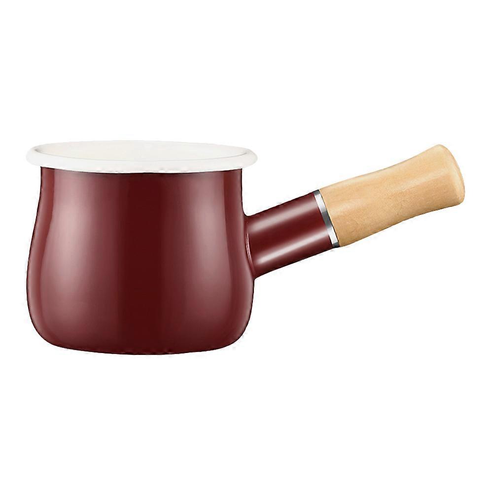 Serving Pitcher Enamel With Handle For Single Users Dark .5 3.7 3.5in Conduction 1Pcs