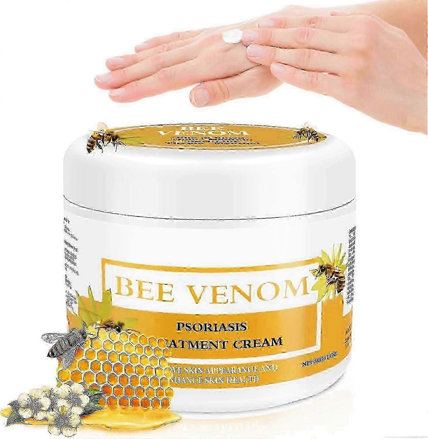 蜂毒乾癬クリーム、蜂毒乾癬治療クリーム、スキンリリーフかゆみ止めクリーム