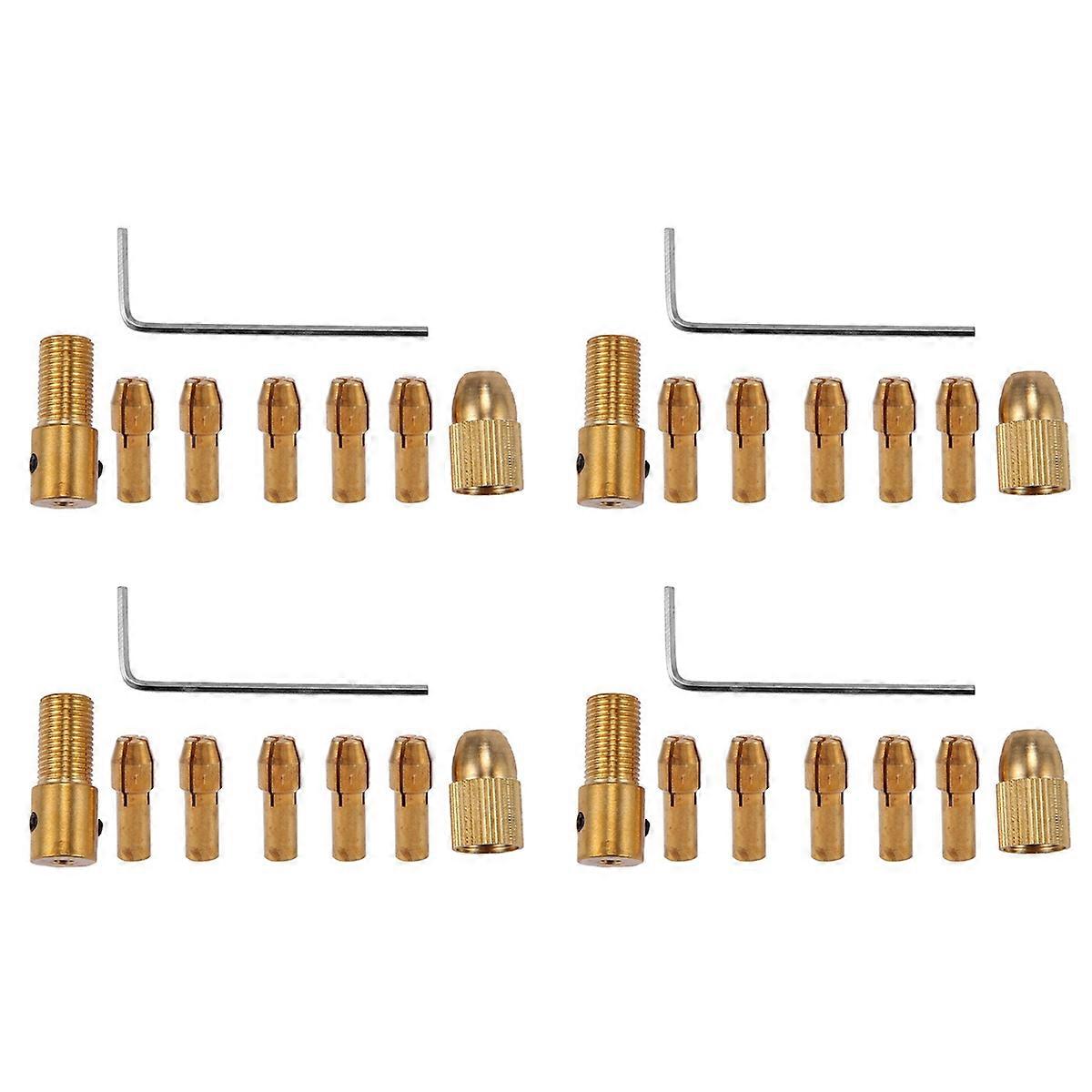 32Pcs 0.5-3mm Small Electric Drill Bit Collet Mini Twist Chuck Tool Kit