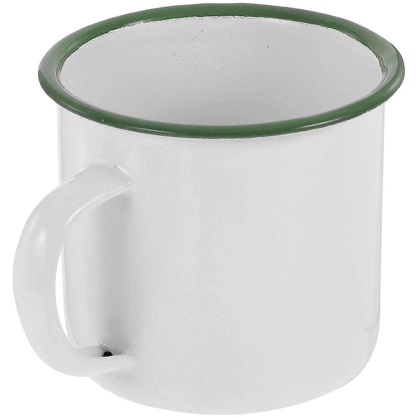 Rustic Coffee Mugs Enamel Mug Stable Multi-functional Home Office 1Pcs