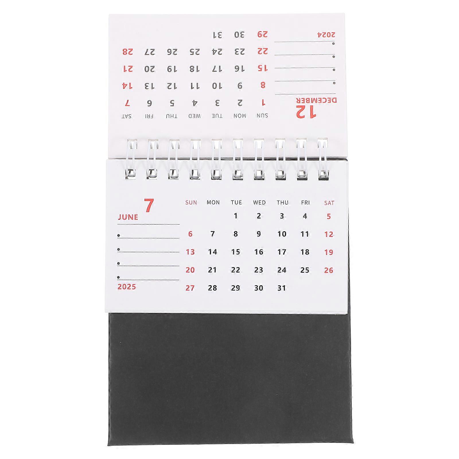 Daily Memo Household Calendar Standing Design For Home Office Use 9.50X7.50X7.00CM Paper Daily Planner 1Set