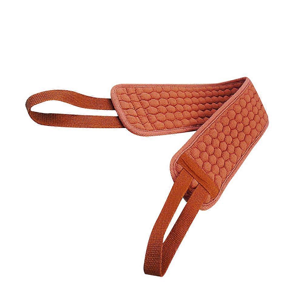 Bath Towel Exfoliating Long Strip Practical Body Cleansing Tools Coffee 82x9x1cm Back Scrubbing 1Set