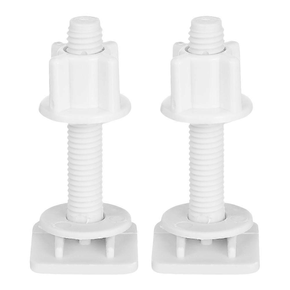 Toilet Seat Screws Heavy Duty Toilet Bolts Easy Installation Home Use 2Pcs