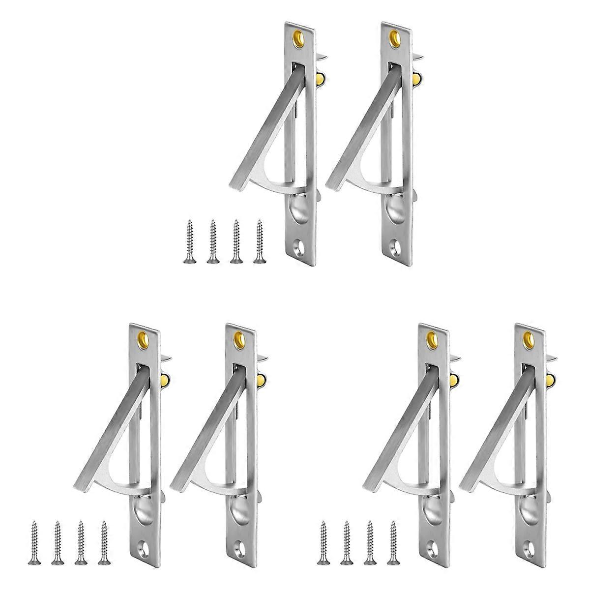 2Pcs Pocket Door Edge Pull,Pocket Door Handle with Screws, Hardware