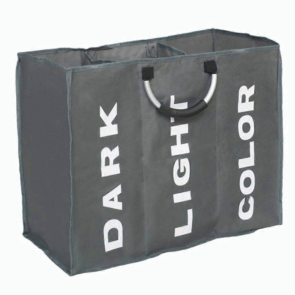 Foldable 3-Layer Large Waterproof Laundry Basket & Multi-functional Toy Storage Bag