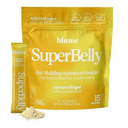 Blume Superbelly Hydration Packets Lemon Ginger, 60 Grams