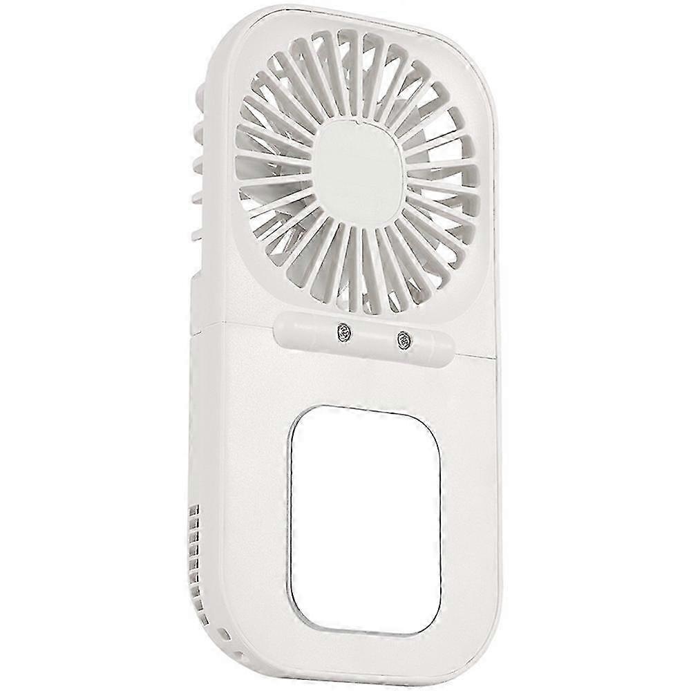 Type B E6 Mini Handheld Neck Hanging Fan with Cold Compress Function - Foldable Summer Cooling Fan