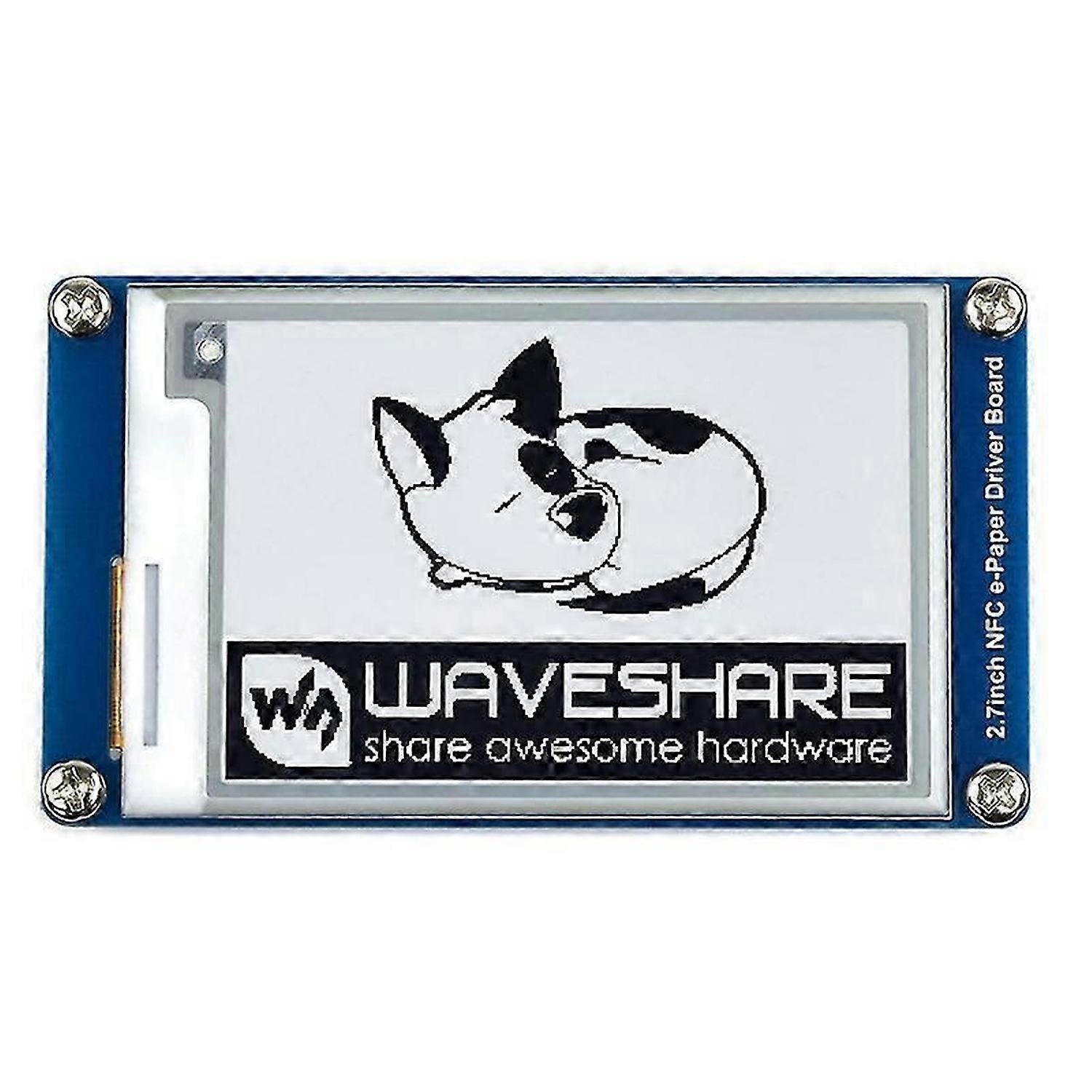 Waveshare 2.7 Inch Passive NFC-Powered E-Paper Module No Battery Wireless Powering & Data  fer