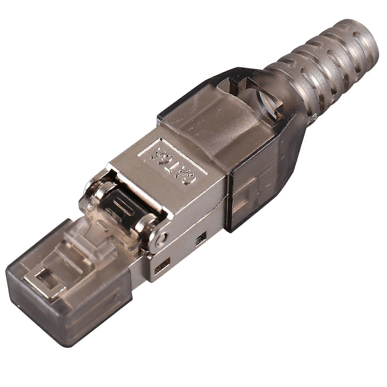 Connectors for Ethernet Cable Network Repair Network Connectivity Copper Rectangular Modular Design 1Pack