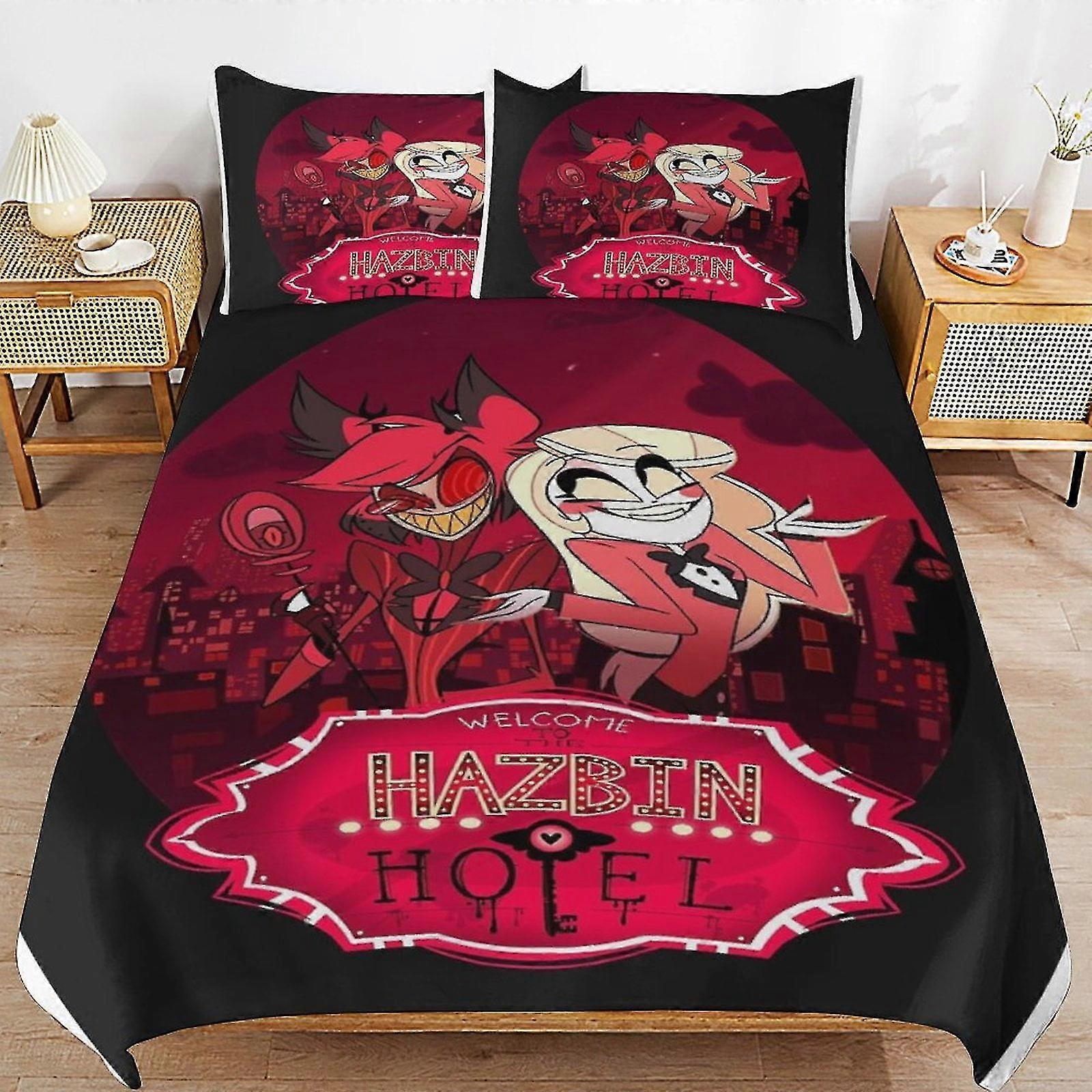 Microfiber Bedding Sets with 3D Printed Design, Lightweight 3 Piece Comforter Set, Suitable for Kids