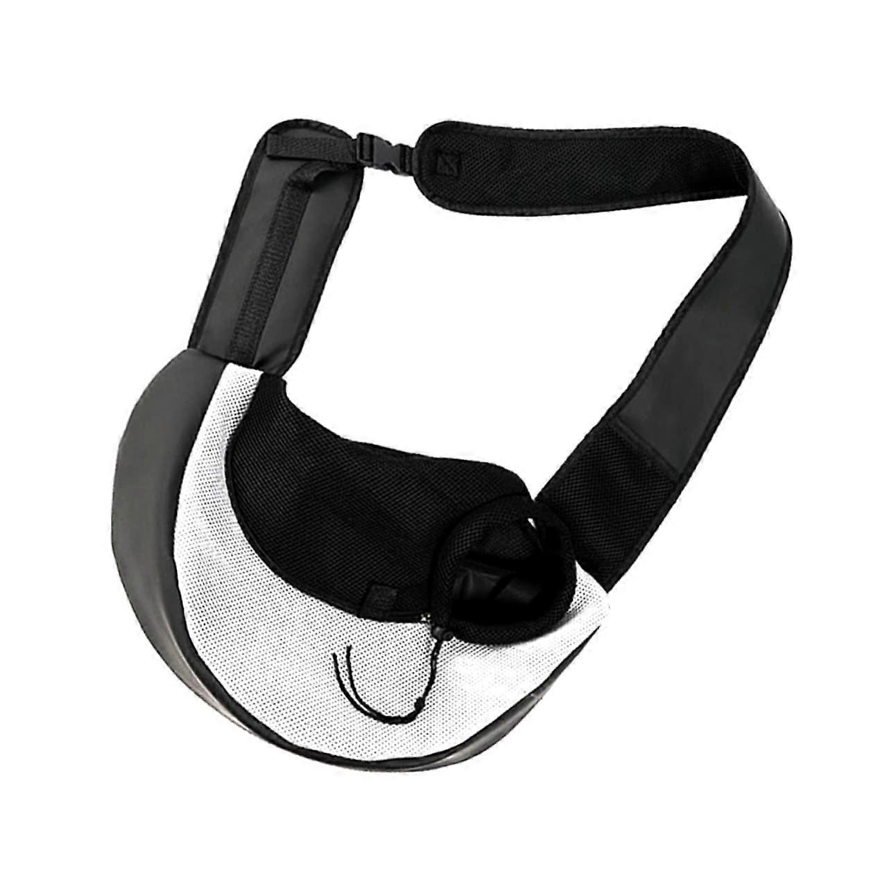 Foldable Pet Carrier Bag, Shoulder Bag for Cats, for Outings with Pets, Breathable, Lightweight, Adjustable to Pet Size, Random Color