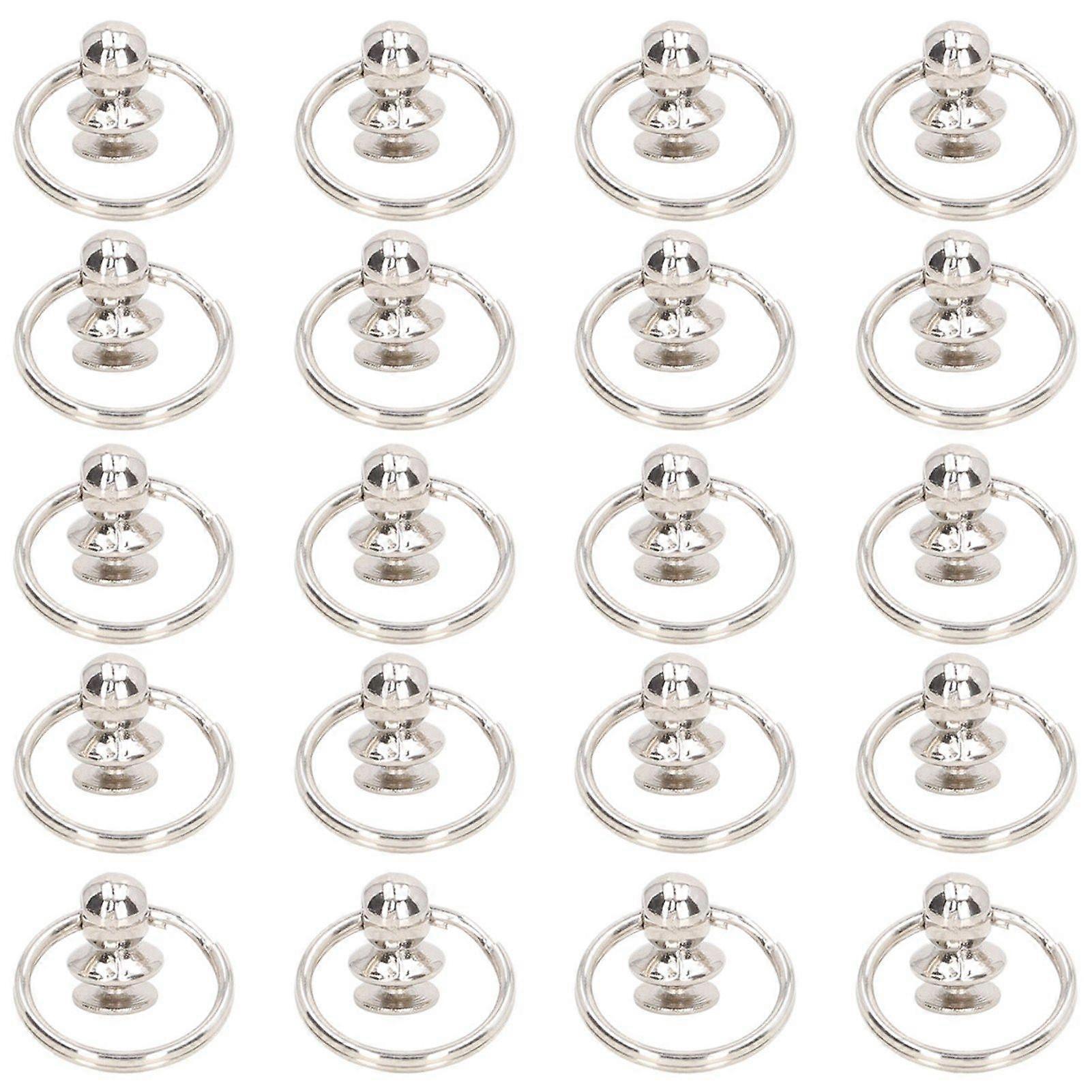 2025 Latest Model  20 Sets Round Head Rivet with Pull Rings 8x19mm High Gloss