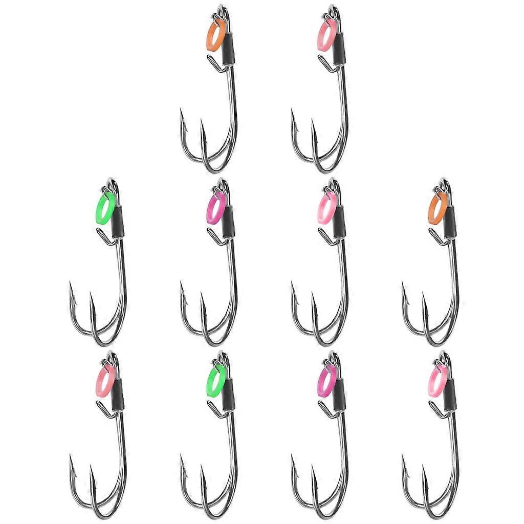 10pack High Performances Double Hook Maritimes Angling Tackle Double Hook