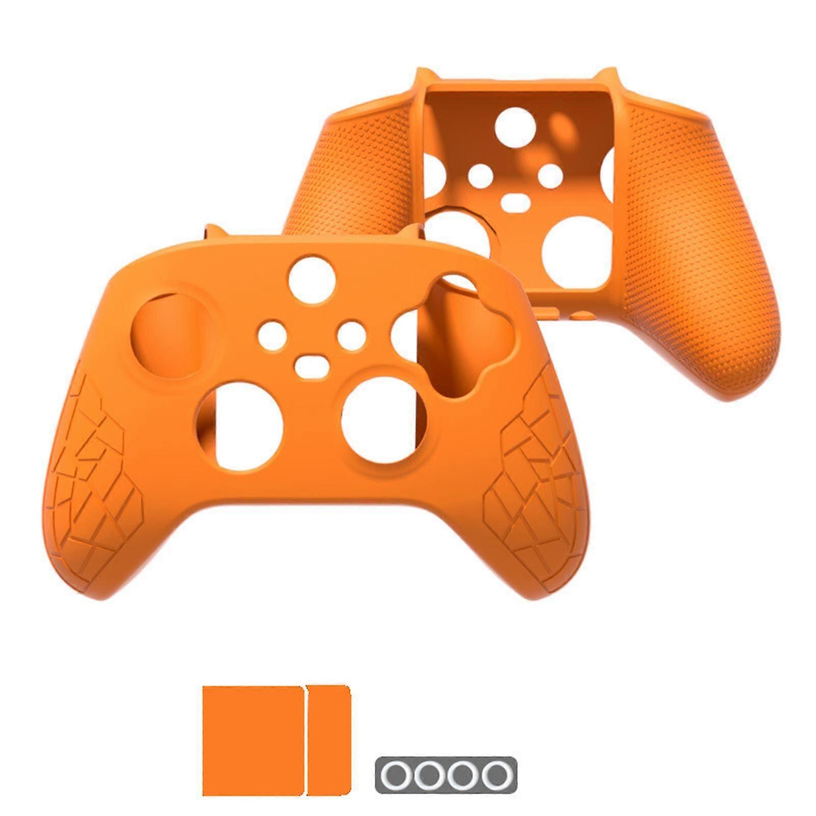Capa de Silicone para Xbox Series X com Adesivos e Anéis Antiderrapantes