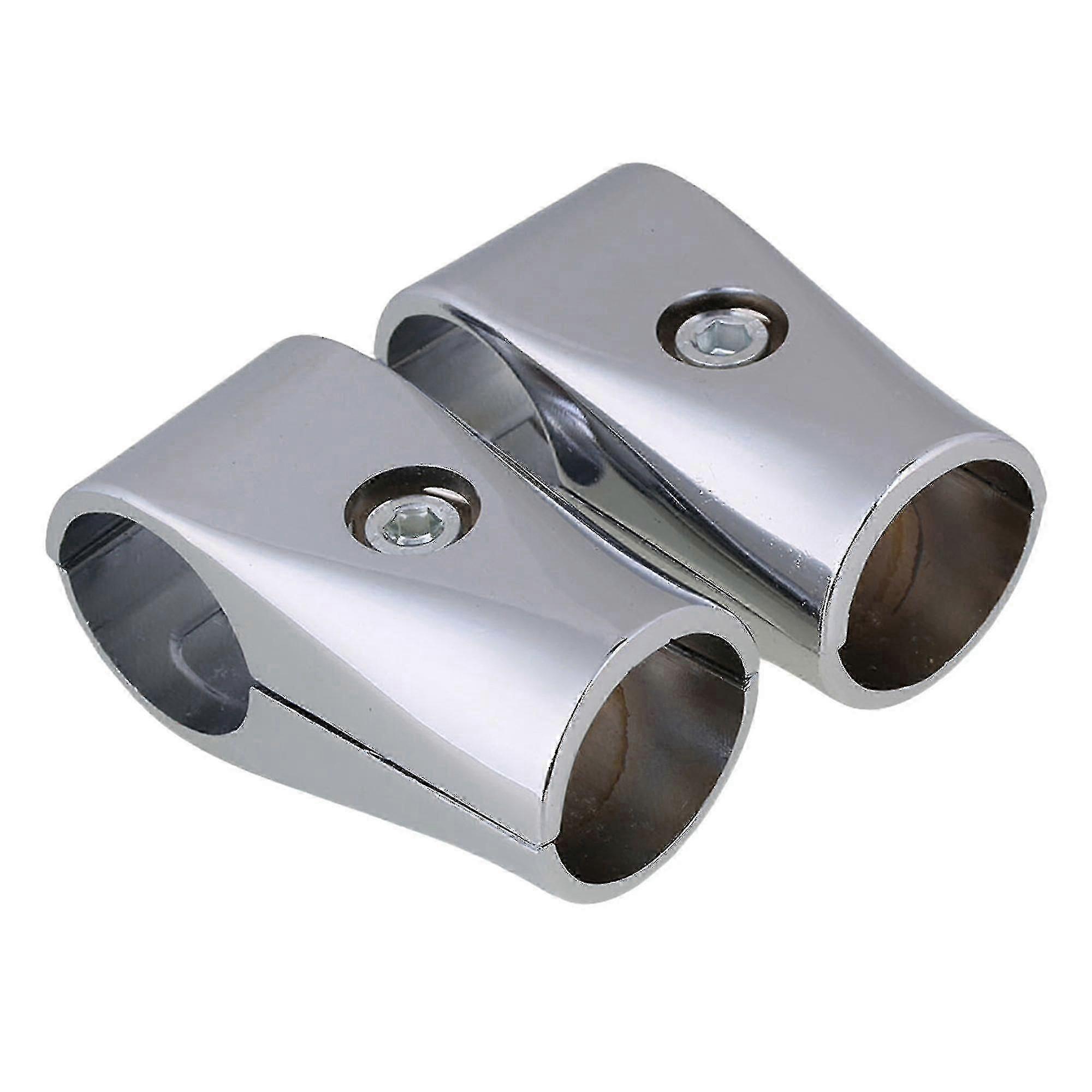 2pcs 32mm Id Display Rack Clamp Fittings Scaffold Composite Tube Connector 2 Way-Good