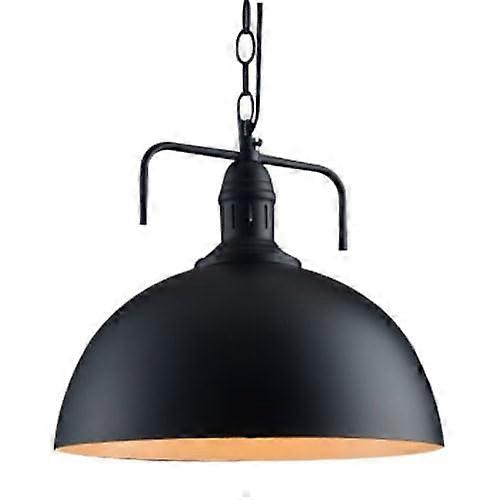 Creative hatshaped metal pendant lamp, singlehead chandelier with E27 socket