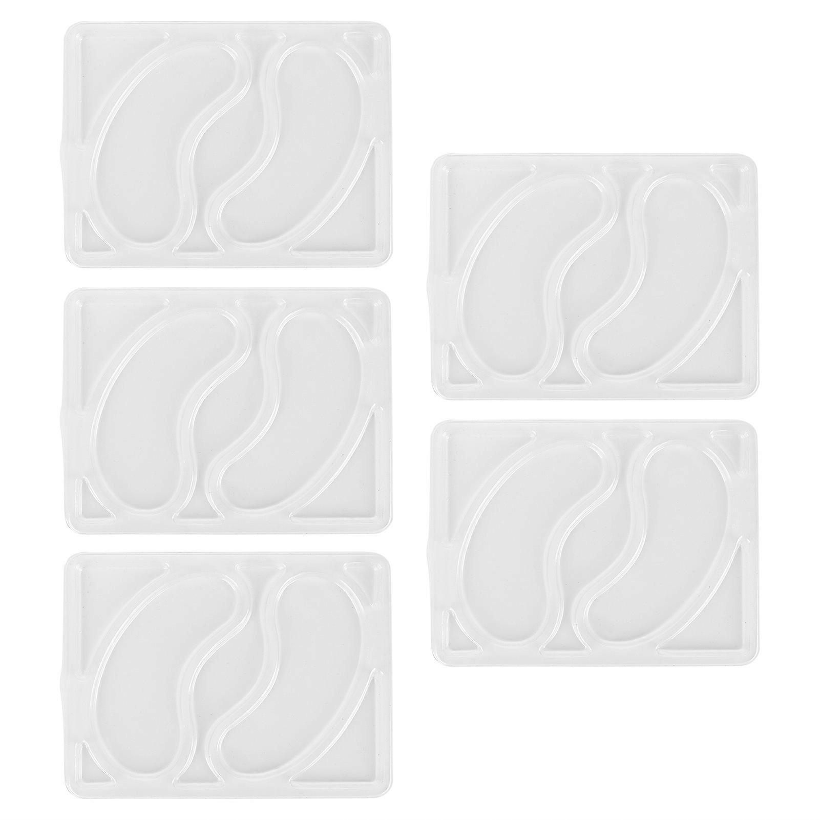 5Pcs Reusable Eye Mask Mold Multifunctional Mask Patch Mold Portable Eye Patch Tray
