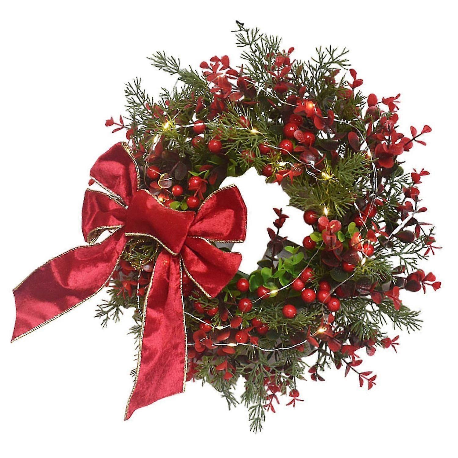 Valentines for Front Door outside Christmas Door Wreath Decorations Artificial