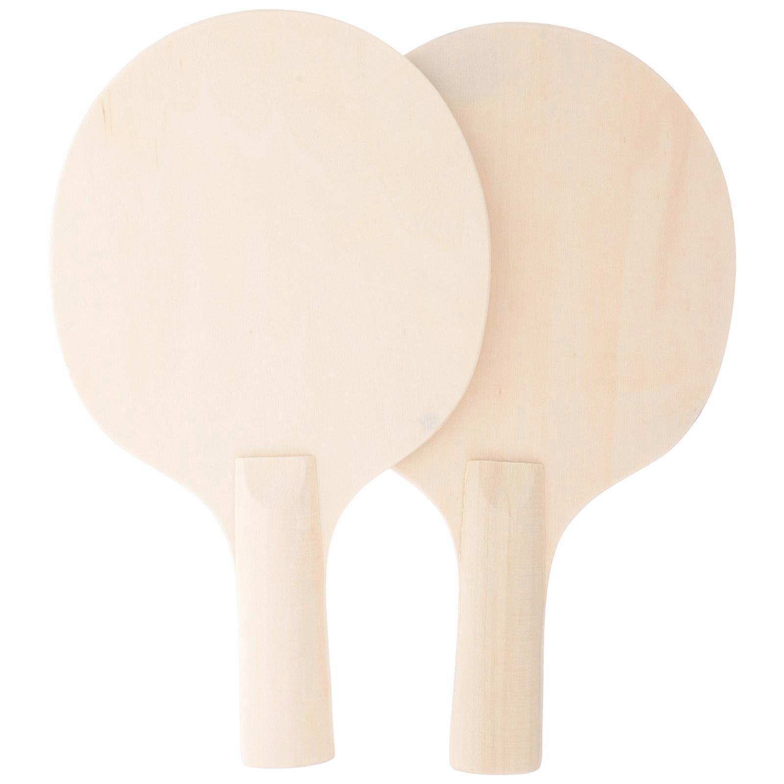 2pcs DIY Table Tennis Rackets for Blank Paddles – Durable, Equipment for Parent Child Interaction, Improving Reflexes and Coordination