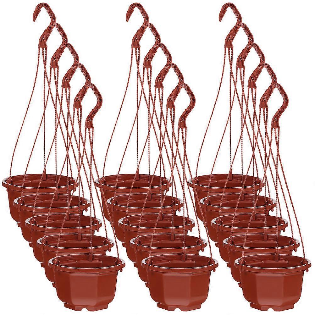Hanging Planter Pots Set with Hooks for Indoor Outdoor Use – Durable Planters for Scindapsus, Ferns, Succulents, and More