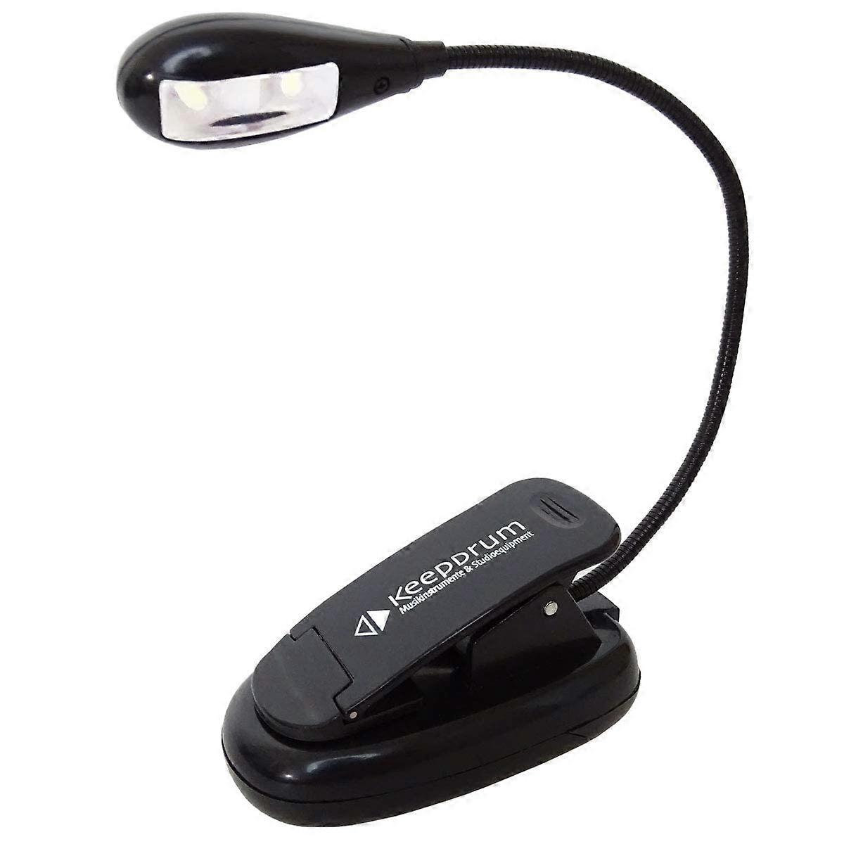 LED Lamp Clamp Light with Flexible Clip, 10W Waterproof Camping Light, Adjustable Brightness, Portable Design