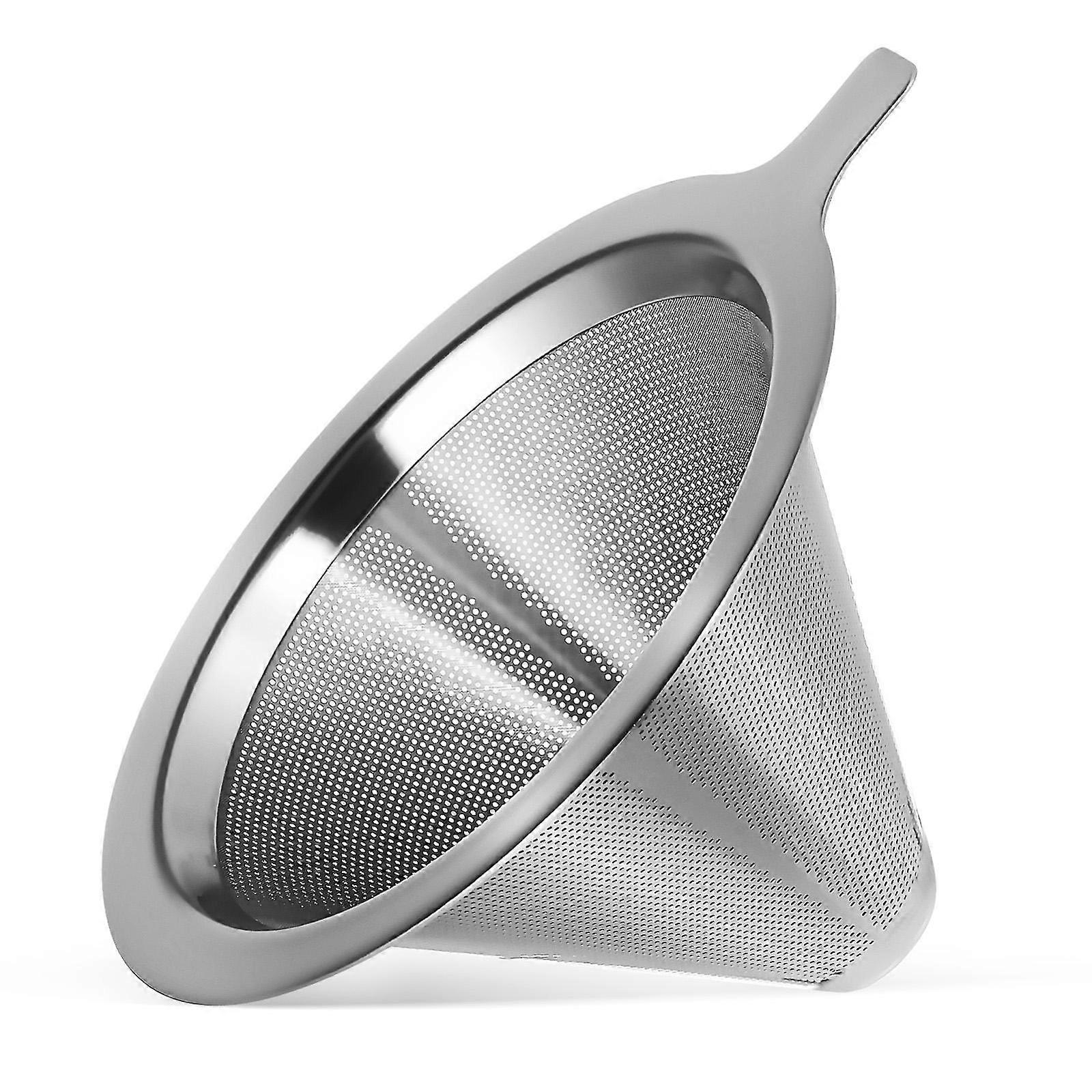 Metal Coffee Filters Durable Construction No Paper Filters Office Use 4.72X3.93X2.95In 1Pcs