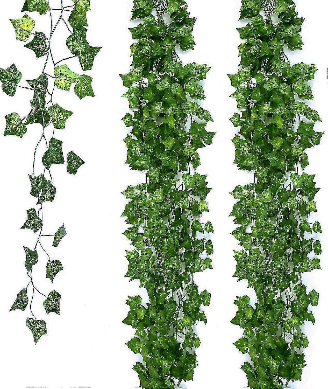 131 Feet / 20 Artificial Strands Of Faux Ivy Garland Leaves, Hanging Greenery Garland Vines