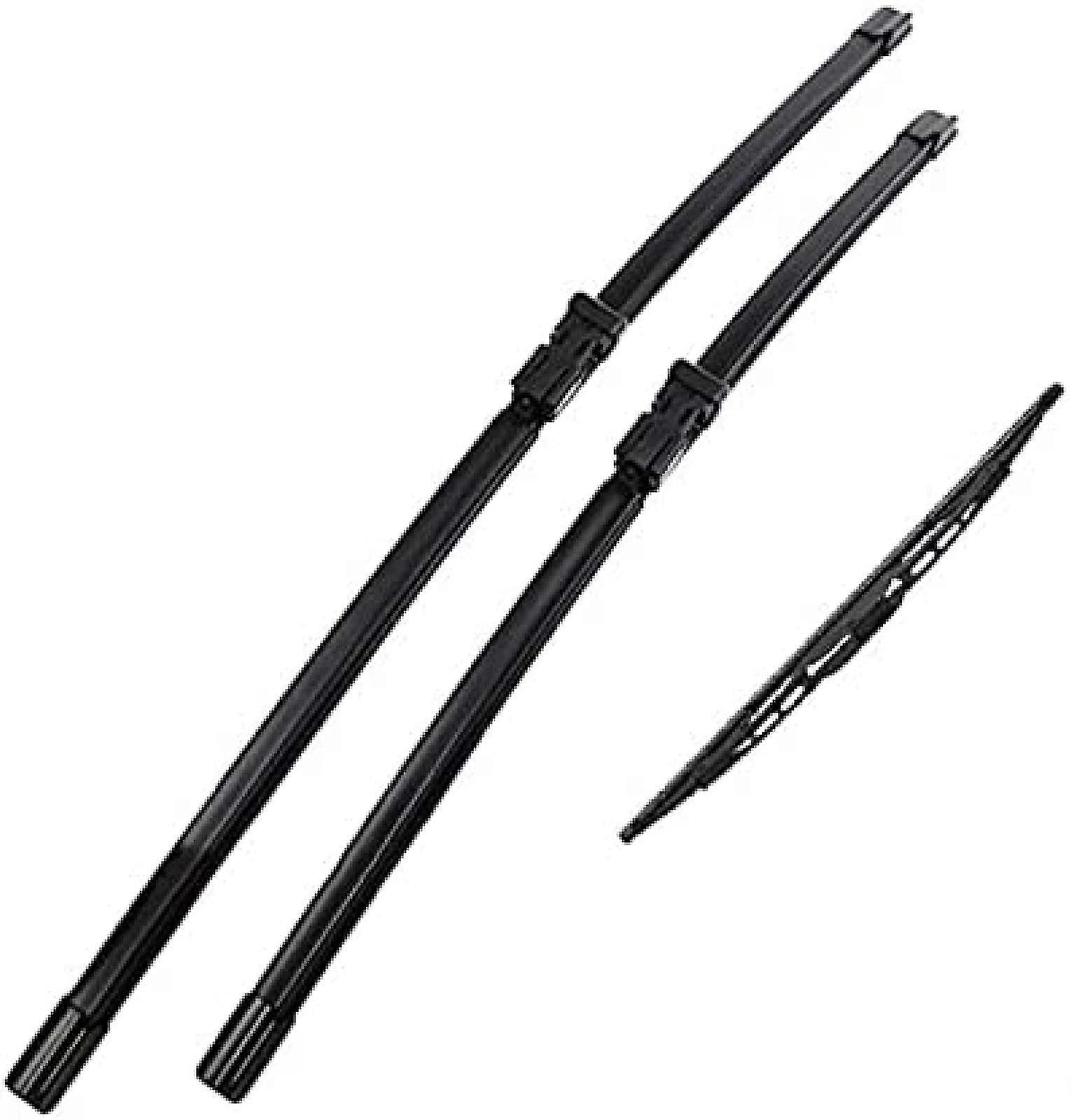 Windscreen Wiper Blades Set for Ford S-Max 2006 2007 2008 Front Rear 30" 26" 14" Compatible High-Quality Replacement